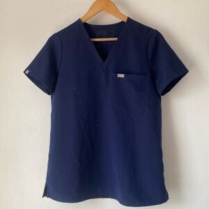 Figs S Slim Catarina One-Pocket Scrub Top As Is